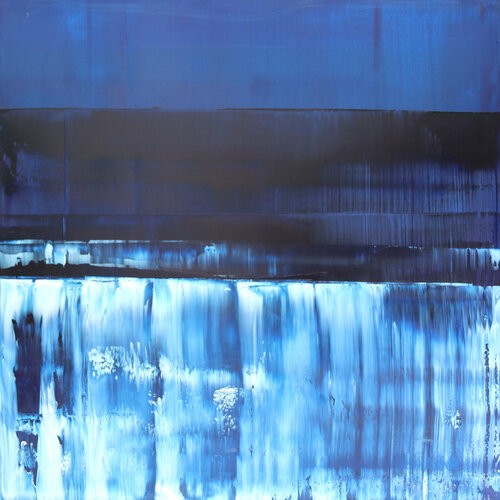 Thames I [Abstract N°2234] von Koen Lybaert, Malerei kaufen auf Singulart