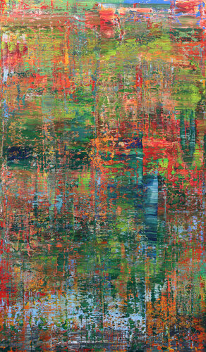 Triberg Falls [Abstract N°2761] by Koen Lybaert, 회화 for Sale on Singulart