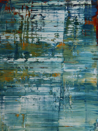 South Georgia Island [Abstract N°2328] von Koen Lybaert, Malerei kaufen auf Singulart