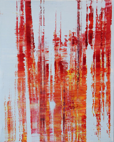 Hamnøy I [Abstract N°2769] par Koen Lybaert, Peinture en vente sur Singulart