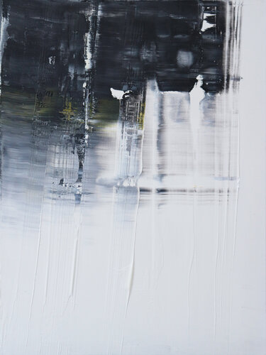 Winter Moon I [Abstract N°2790] par Koen Lybaert, Peinture en vente sur Singulart