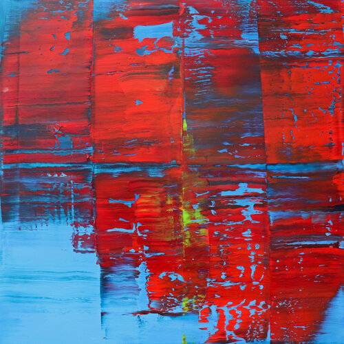 There is blood everywhere I look [Abstract N°2801] van Koen Lybaert, Schilderij te koop op Singulart