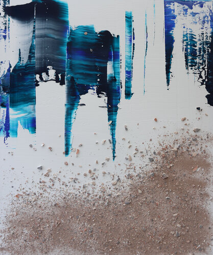 Collapsed earth I [Abstract N°2802] di Koen Lybaert, Altri media in vendita su Singulart