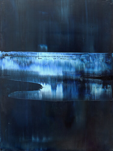 Deep blue [Abstract N°2805] par Koen Lybaert, Peinture en vente sur Singulart