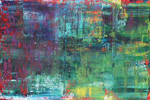 Laguna Colorada [Abstract N°2816] van Koen Lybaert, Schilderij te koop op Singulart