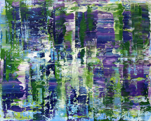 Wisteria II [Abstract N°2819] van Koen Lybaert, Schilderij te koop op Singulart