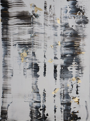 Gold series I [Abstract N°2835] by Koen Lybaert, Work on Paper for Sale on Singulart
