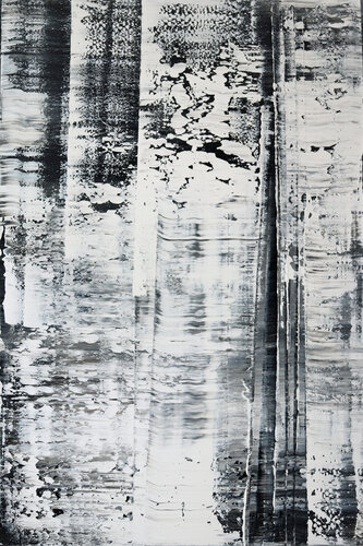 Snowstorm III [Abstract N°2823] di Koen Lybaert, Pittura in vendita su Singulart