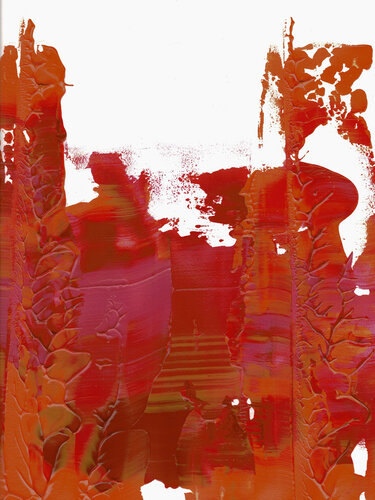 Red Sea 03 [Abstract N°2889] by Koen Lybaert, Work on Paper for Sale on Singulart