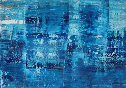 Emperor Bay [Abstract N°2381] - SOLD [USA] van Koen Lybaert, Schilderij te koop op Singulart