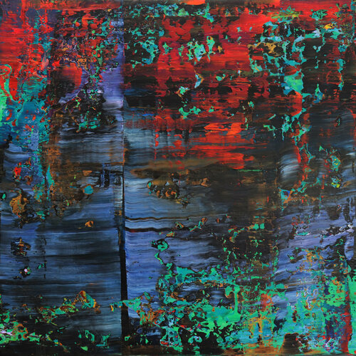 Triberg, Black Forest [Abstract N°2396] by Koen Lybaert, 회화 for Sale on Singulart
