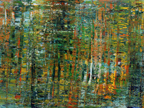 Houghton Forest [Abstract N°2535] par Koen Lybaert, Peinture en vente sur Singulart