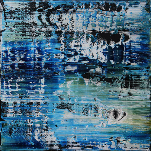 abstract N° 1311 [Blea Tarn] par Koen Lybaert, Peinture en vente sur Singulart