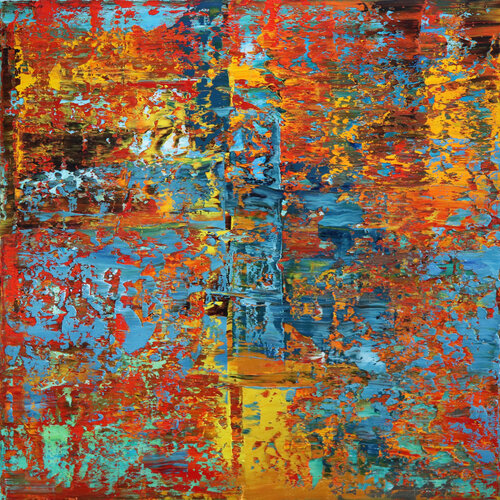 Chew Valley Lake I [Abstract N°2611] van Koen Lybaert, Schilderij te koop op Singulart