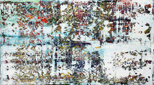 Mount Hubbard [Abstract N°2625] par Koen Lybaert, Peinture en vente sur Singulart