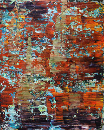 abstract N° 1337 [New England 04] - SOLD [USA] par Koen Lybaert, Peinture en vente sur Singulart