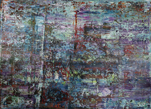 Micheldever Forest [Abstract N°2637] par Koen Lybaert, Peinture en vente sur Singulart