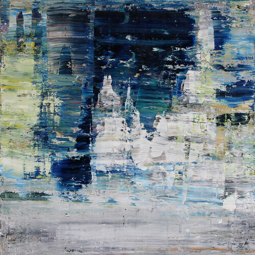 abstract N° 1365 [Mont Blanc, Alps] par Koen Lybaert, Peinture en vente sur Singulart