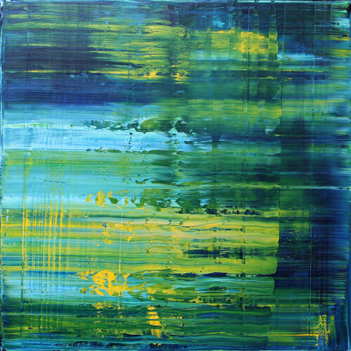 abstract N° 1369 [Angle Tarn - The lake district] par Koen Lybaert, Peinture en vente sur Singulart