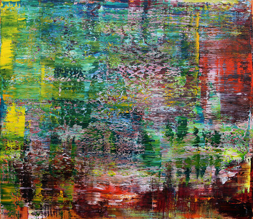 Montana Rocky Mountains [Abstract N° 1515] von Koen Lybaert, Malerei kaufen auf Singulart