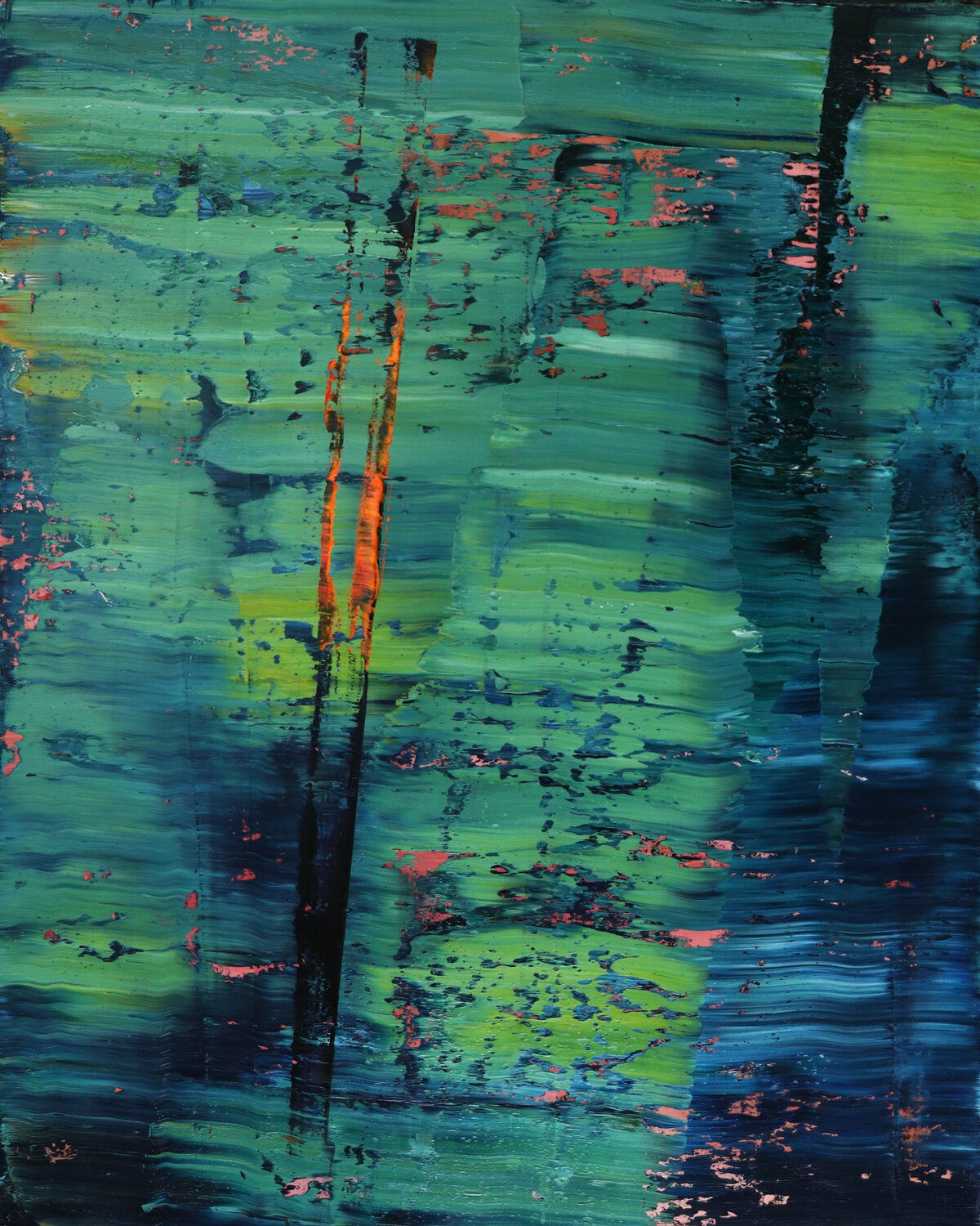 The Sundarbans [Abstract N°2441] - SOLD (Germany) Koen Lybaert Originalgemälde zu verkaufen