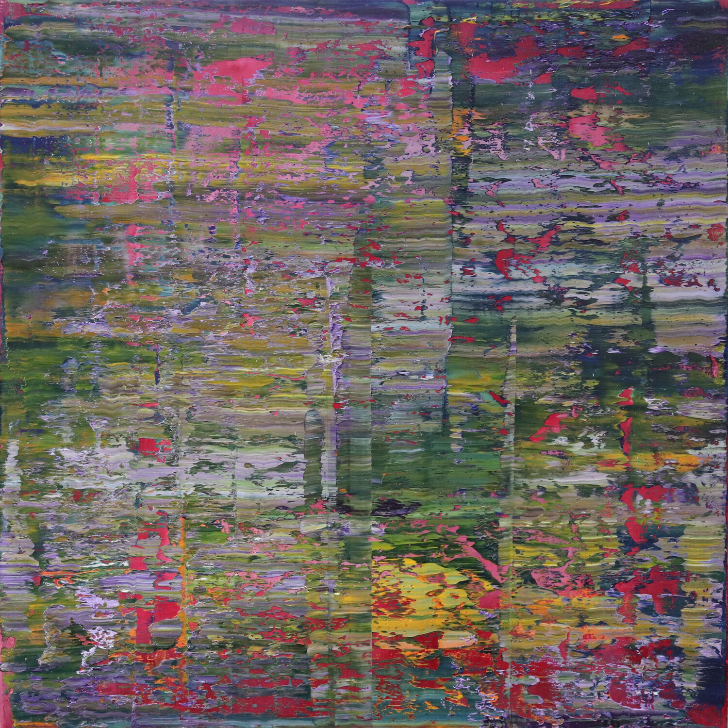 Kenroku-en Garden [Abstract N°2772] Koen Lybaert Originalgemälde zu verkaufen