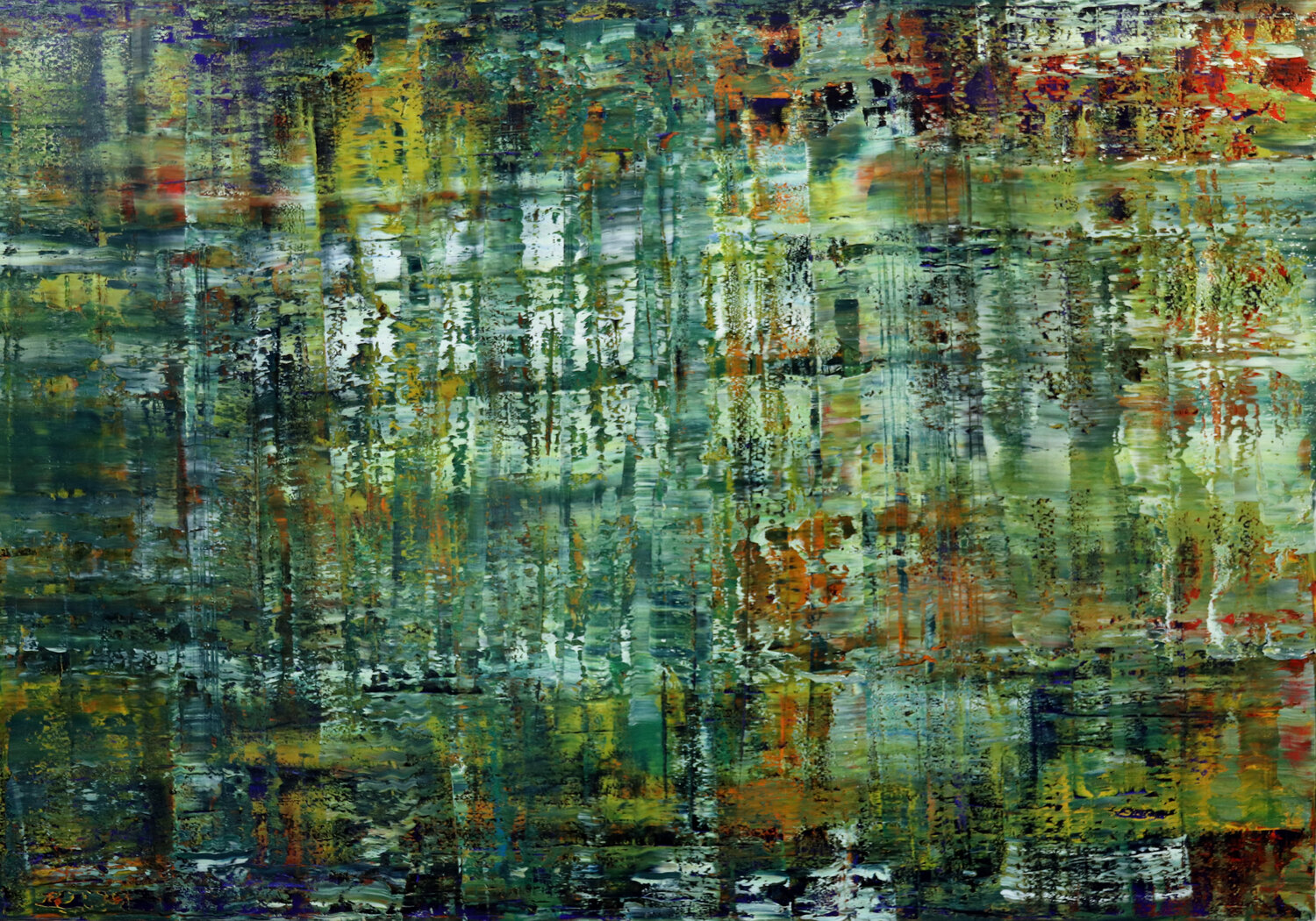 Forest of Dean, Gloucestershire [Abstract N°2461] Koen Lybaert Dipinto originale in vendita