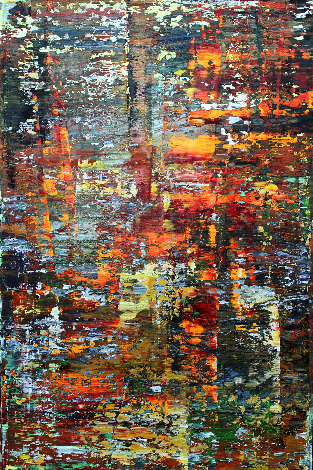 abstract N° 1312 [Chalkpit Wood] - SOLD [Germany] Koen Lybaert Originalgemälde zu verkaufen