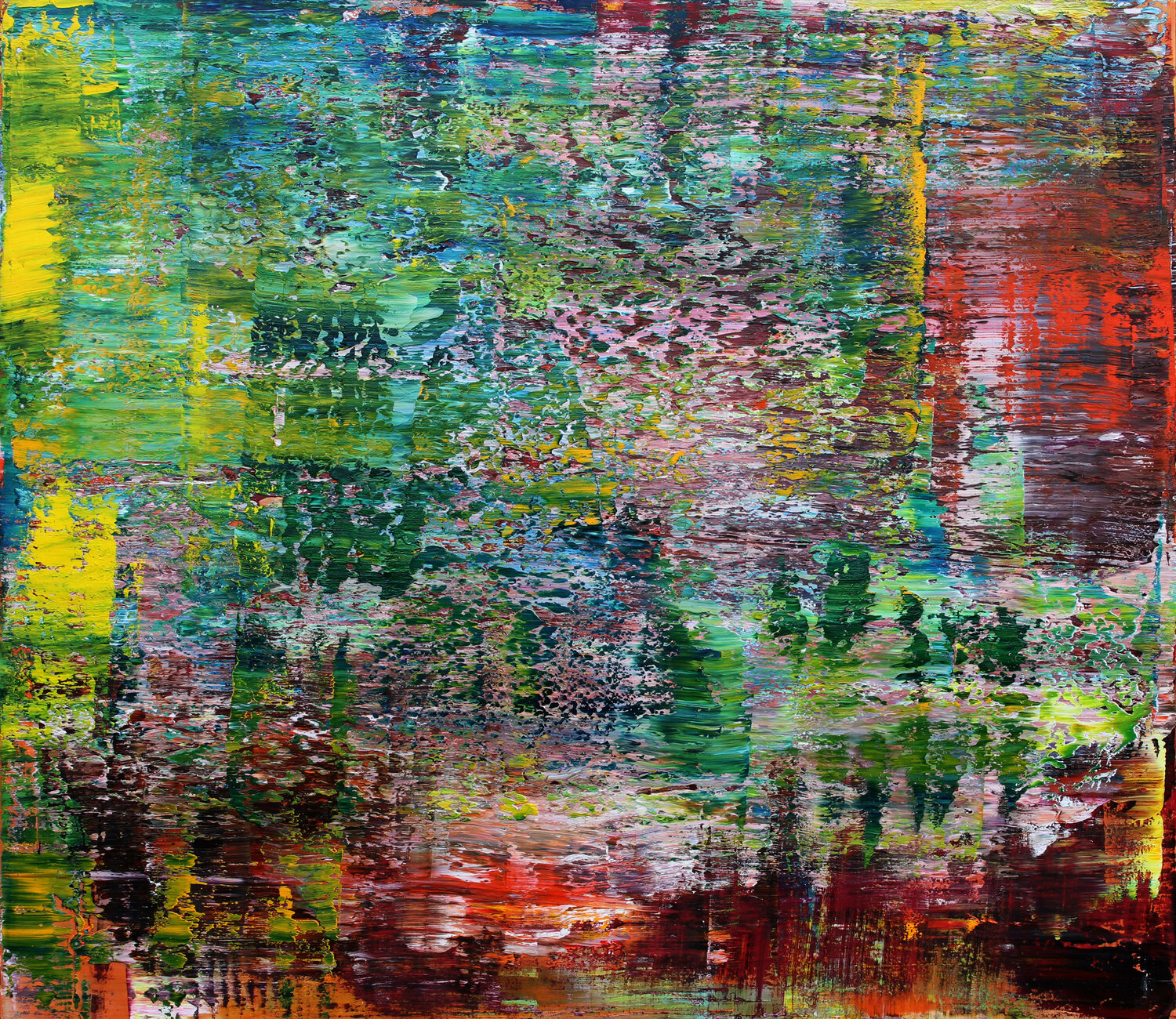 Montana Rocky Mountains [Abstract N° 1515] Koen Lybaert Originalgemälde zu verkaufen
