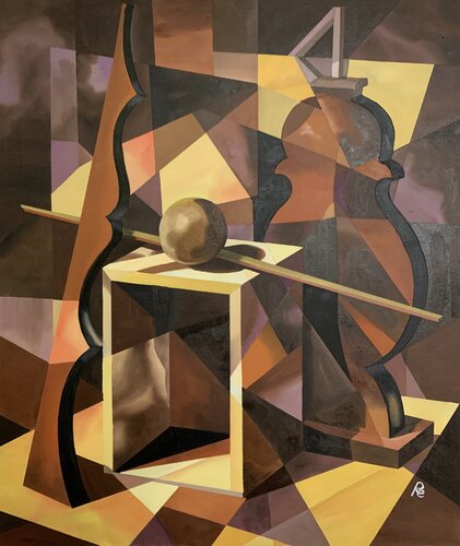 MORANDI 7 (il peso del vuoto) frontale von Roberto Re, Malerei kaufen auf Singulart