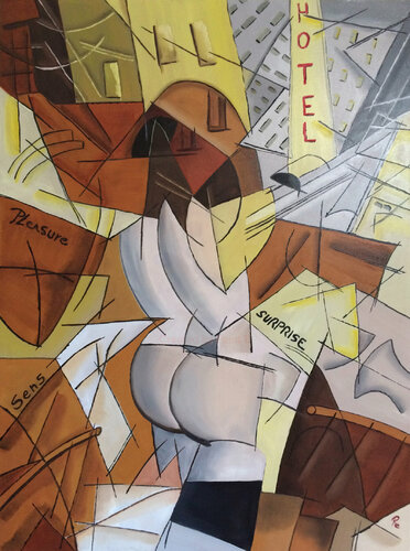 WELCOME TO THE PLEASUREDOME von Roberto Re, Malerei kaufen auf Singulart