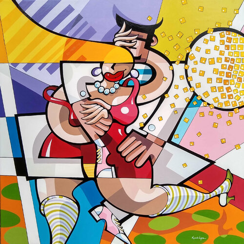 L'homme qui savait danser de Alfredo Lopez, Pintura a la venta en Singulart