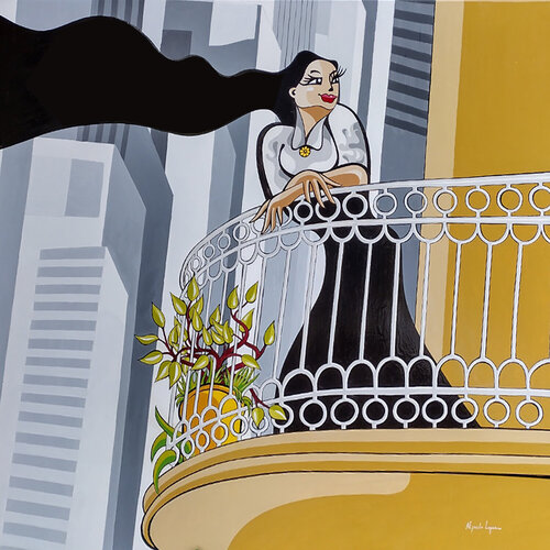 Cultivée hors sol de Alfredo Lopez, Pintura a la venta en Singulart