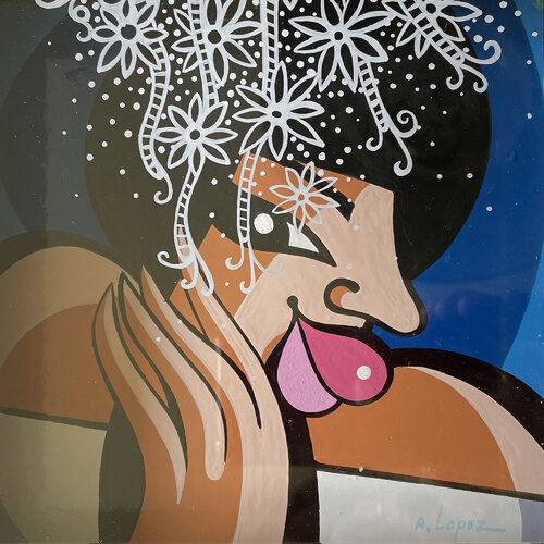 La Valencienne van Alfredo Lopez, Schilderij te koop op Singulart