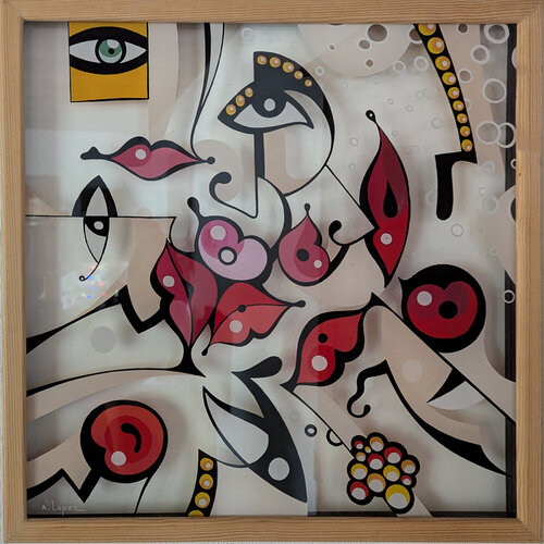 Celles qui seront di Alfredo Lopez, Pittura in vendita su Singulart