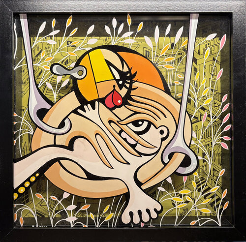 Mon petit chose van Alfredo Lopez, Schilderij te koop op Singulart