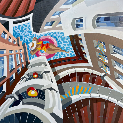 Ressource intérieure van Alfredo Lopez, Schilderij te koop op Singulart