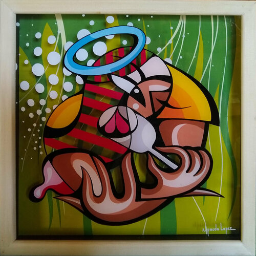 Le début de la sagesse de Alfredo Lopez, Pintura a la venta en Singulart