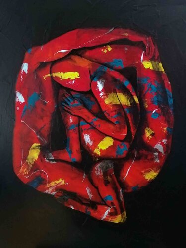 Non siamo soli van Emmanuela Zavattaro, Schilderij te koop op Singulart