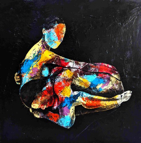 Sono qua van Emmanuela Zavattaro, Schilderij te koop op Singulart