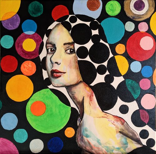 Punto e virgola van Emmanuela Zavattaro, Schilderij te koop op Singulart