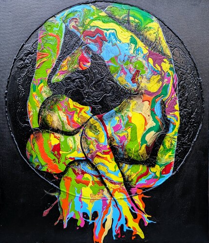 Circle explosion 2 di Emmanuela Zavattaro, Pittura in vendita su Singulart