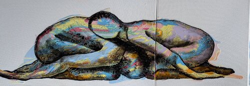 Due respiri di Emmanuela Zavattaro, Pittura in vendita su Singulart