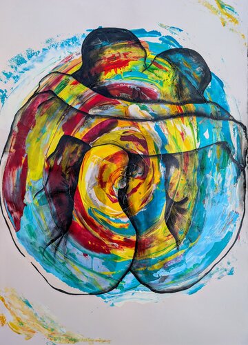 Variazioni n° 12 van Emmanuela Zavattaro, Werk op papier te koop op Singulart