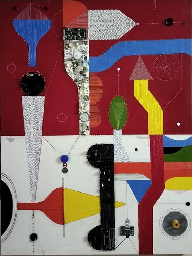 THE SHIPS 2 van MIRIAM CHIERA, Schilderij te koop op Singulart