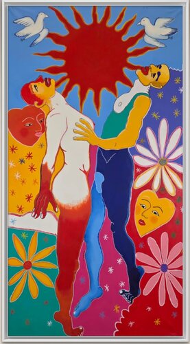 SOLAR EMBRACE van MIRIAM CHIERA, Schilderij te koop op Singulart