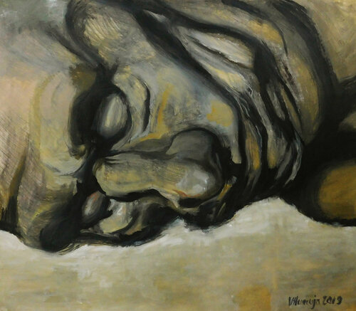 Head Study 75 by Veronica Huacuja, Work on Paper for Sale on Singulart