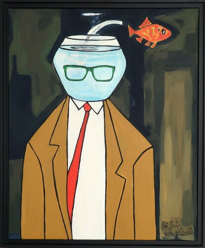 AUTOPORTRAIT di Richard Boigeol, Pittura in vendita su Singulart