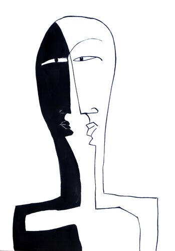 2 en un  (II) by Richard Boigeol, Drawing for Sale on Singulart