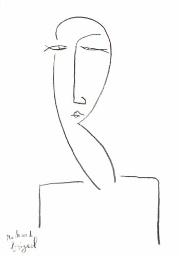 PORTRAIT I di Richard Boigeol, Disegno in vendita su Singulart